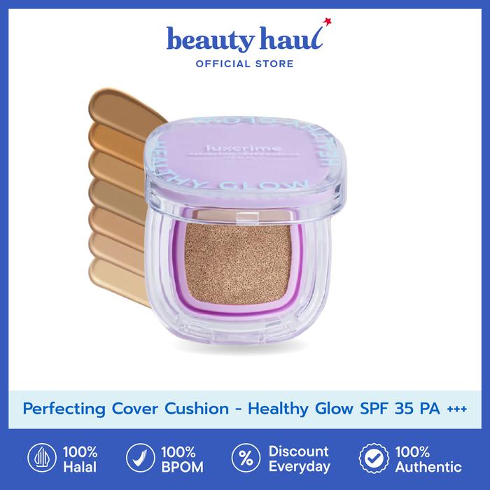 Gambar Luxcrime Perfecting Cover Cushion - Healthy Glow SPF 35 PA +++ - N01 dari BeautyHaul_NEW undefined Tokopedia