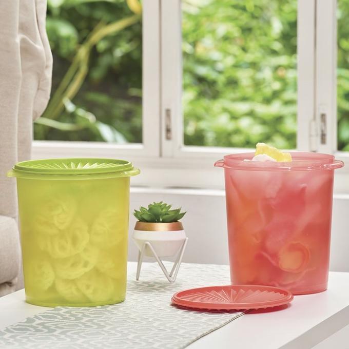 Gambar Toples Makanan Toples Tupperware Besar untuk kerupuk Maxi Canister 5 Liter BEST QUALITY - Peach dari sander moon undefined Tokopedia