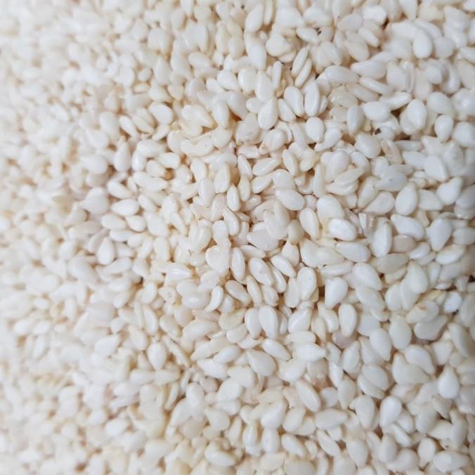 Gambar BIJI WIJEN PUTIH / WHITE SESAME SEEDS MENTAH 1 KG repack / GROSIR - 1kg dari durianruntuhhh undefined Tokopedia