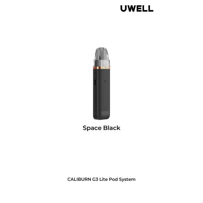 Gambar Caliburn G3 Lite bundling E-Liquid 15 mL by UWELL - Space Black dari Uwell Indonesia Shop undefined Tokopedia