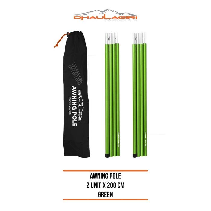 Gambar tiang flysheet alumunium alloy bivak tiang bendera awning camping - Merah dari Nyai Outdoor undefined Tokopedia