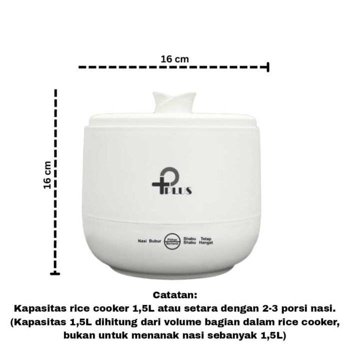 Jual [ PPLUS ] Magic com mini 1,5 Liter Anti Lengket Serbaguna Mini ...