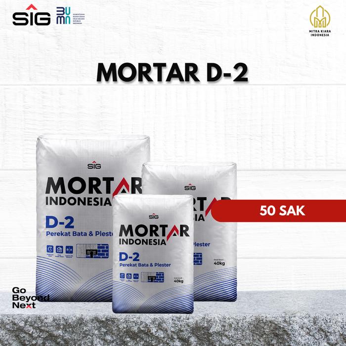 Gambar Mortar Indonesia Perekat Bata & Plester (D-2) - Area DKI Jakarta - ¼ DO (50sak), Jakarta Barat dari SIG ONLINE STORE undefined Tokopedia