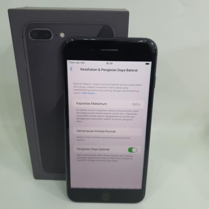 Gambar iphone 8 plus 64GB second fullset ex inter dari pho pho cell undefined Tokopedia