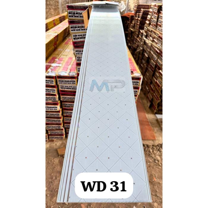 Gambar PLAFON PVC - PUTIH MOTIF ( MIN 4M PEMESANAN) - WD 31  dari MILALAPLAFON undefined Tokopedia