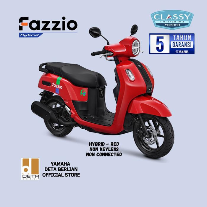 Gambar Yamaha Fazzio Hybrid 2025 - MERAH , BANDUNG  dari YAMAHA DETA BERLIAN undefined Tokopedia