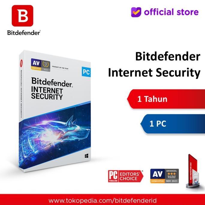 Gambar Software Bitdefender Internet Security New 100% - 1 PC dari doangaldi undefined Tokopedia