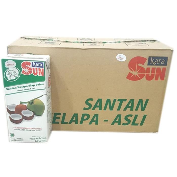 Gambar Santan Sun Kara 1 liter dus / SUNKARA 1 LITER DUS dari HsMp undefined Tokopedia