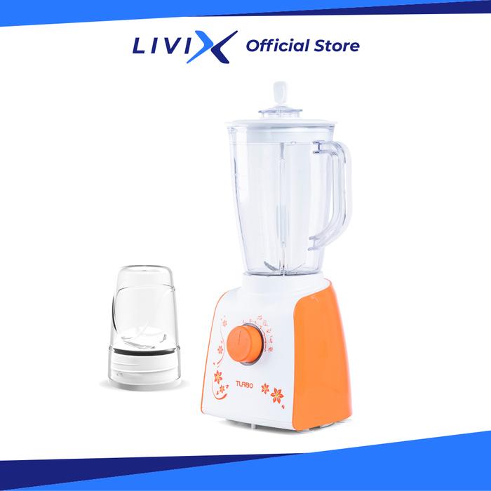 Gambar TURBO Blender Glass Kaca All in One EHM8098 - Orange dari LIVIX_NEW undefined Tokopedia