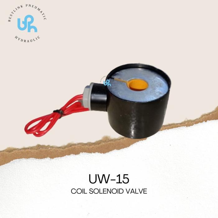 Gambar UW-15 UNI-D SOLENOID VALVE 2 WAY DRAT 1/2" / UW15 / UW 15 - COIL ONLY AC110 dari BestlinkPneumaticHydraulic undefined Tokopedia