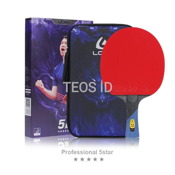 Gambar Bet Pingpong Loki 5 Star | 7 Star Carbon 100% Original - 5 Star dari TEOS ID undefined Tokopedia