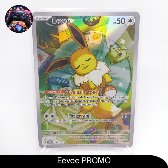 Pokemon Card Pokemon TCG Indonesia - Eevee Promo 228/SV-P