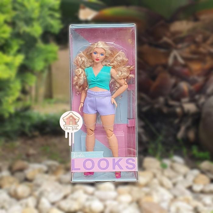 Curvy Barbie Dolls Blonde Barbie Fashionista Jual Barbie Looks