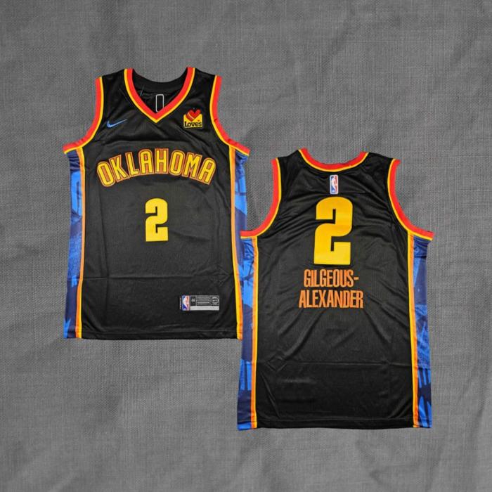 Gambar Jersey Swingman NBA Shai Gilgeous Alexander OKC Thunder Black dari G Buckets undefined Tokopedia