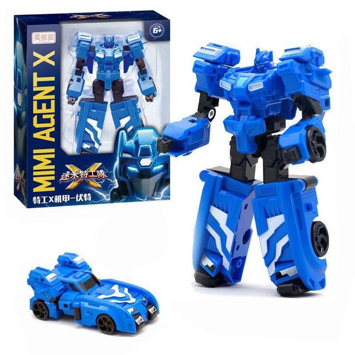 Gambar Deformation Robot Mini force Super Dino Leo 2 Robot Miniforce DEC - CAR BLUE dari Decosti Toys undefined Tokopedia