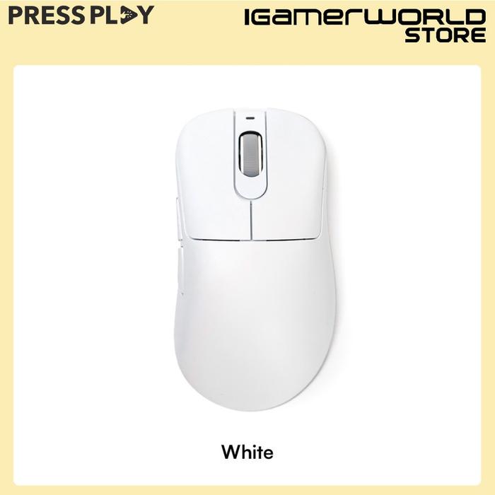 Gambar Pressplay / Press Play Atlas Ultralight Ergonomic Wireless Triple Connection Mouse Gaming - White dari igamerworld bekasi undefined Tokopedia