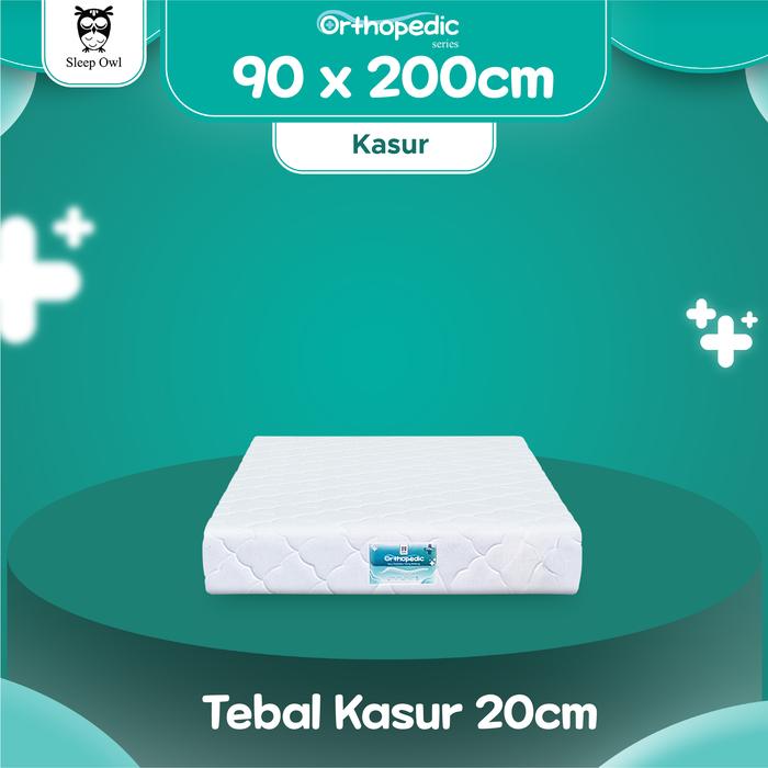 Gambar SLEEP OWL ORTHOPEDIC Kasur Busa Rebonded Zipper 90 x 200 - Putih, 90x200x15CM dari Citra furniture undefined Tokopedia