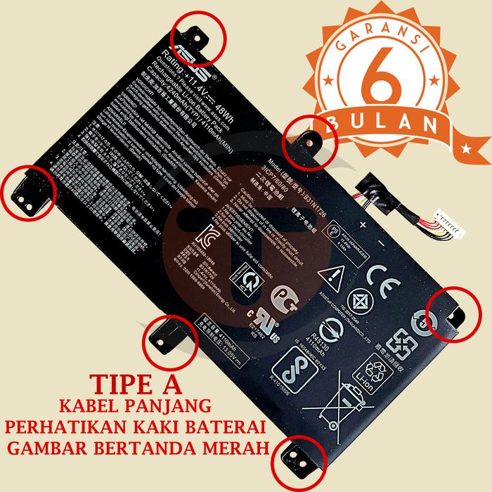 Gambar Baterai Asus TUF A15 FA506 FA506IV-AL043T FA506IH-AL018T B31N1726-1 dari Tera Komputer Kepanjen undefined Tokopedia