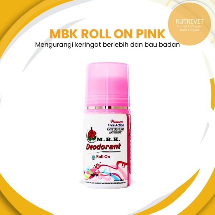 Gambar MBK DEODORANT ANTI PERSPIRANT ROLL ON 40 ML - VARIAN - - Merah Muda dari Nutrivit Surabaya undefined Tokopedia