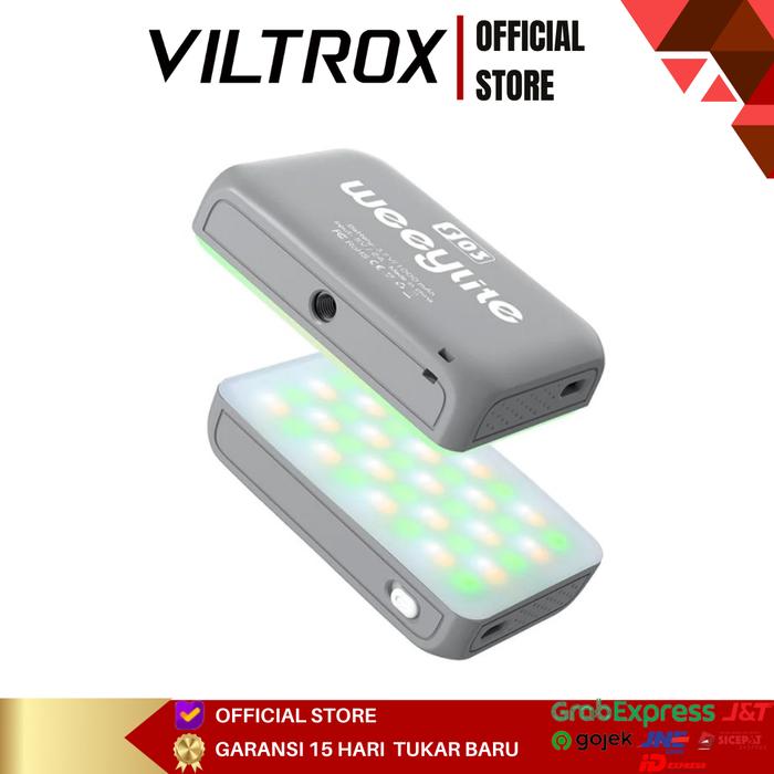 Gambar Viltrox Weeylite S03 RGB Colorful Pocket Mini LED Light 2800K-6800K - Minimalist Grey dari Viltrox Indonesia undefined Tokopedia