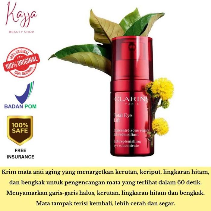Gambar Clarins Total Eye Lift 15ml / Clarins Eye Concentrate 15ml dari kgcccl undefined Tokopedia