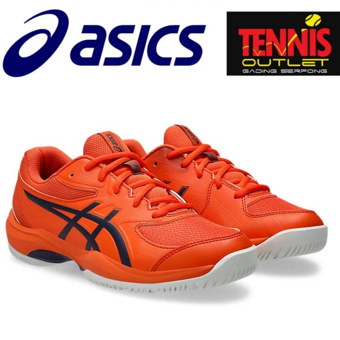 Sepatu Tennis Asics Gel-Game GS Kids (Nova Orange/Indigo Fog)-100%Original  36 di Tennis Outlet Gading Serpong Tokopedia