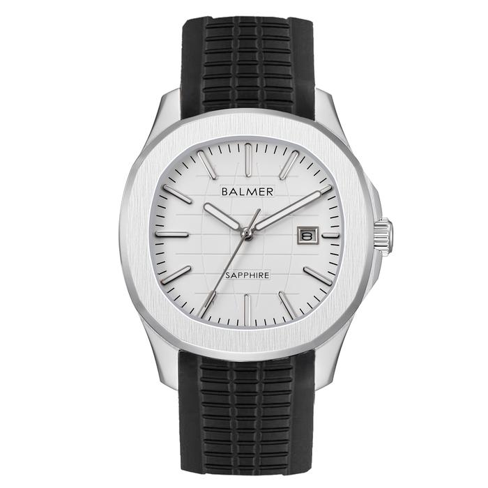 Gambar Balmer B-8201M Jam Tangan Pria Analog Kaca Sapphire Anti Gores Original Silver 8201 - Putih dari Liga.Arloji undefined Tokopedia