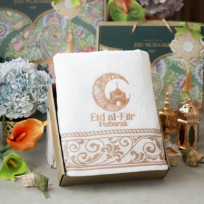 Gambar Hampers Lebaran Hamper Handuk Lebaran Hampers Ramadhan & Idul Fitri - Putih dari Grand Ultima undefined Tokopedia