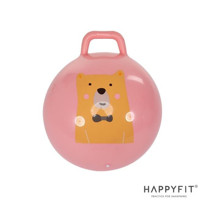 Gambar HAPPYFIT KIDS BOUNCE JUMPING BALL 45 CM - MAINAN BOLA JUMPING ANAK BERKUALITAS - Pink dari Prasada X undefined Tokopedia