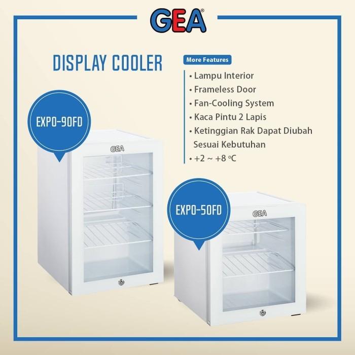 Gambar GEA EXPO-90FD Showcase Putih [Display Cooler] NEW dari Station Electronic undefined 3 Tokopedia