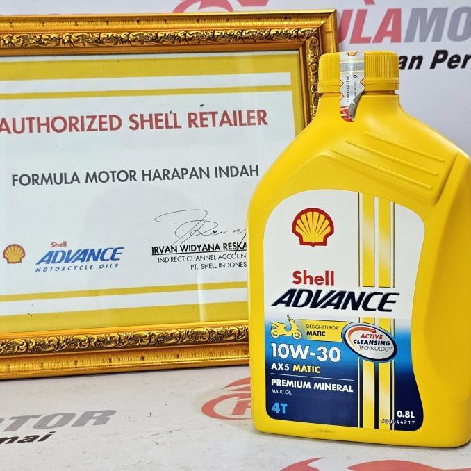 Gambar New [Kargo] Shell Advance Matic All Series Ax5/Ax7/Ultra - Oli Mesin Motor Scooter/Metik [Original Resmi] 100% Ori - AX5 10W30 800ml, Oli Mesin Only dari subermanmantapshop undefined Tokopedia