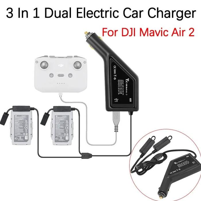 Jual Car Charger for DJI Mavic Air Smart Battery Charging Hub