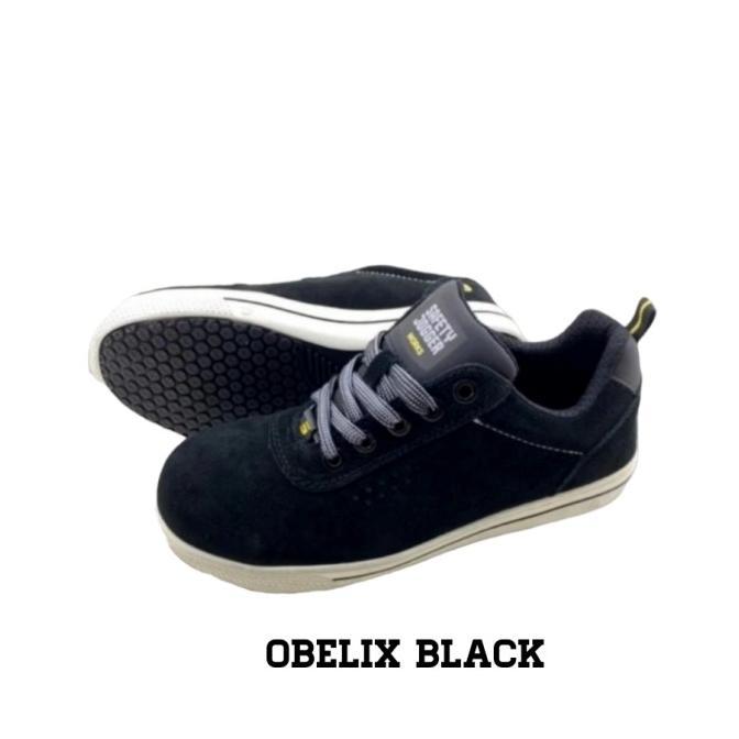 Gambar Sepatu Safety JOGGER OBELIX BLACK S3 SRC ESD - BLACK, 43 dari warung ecin undefined Tokopedia