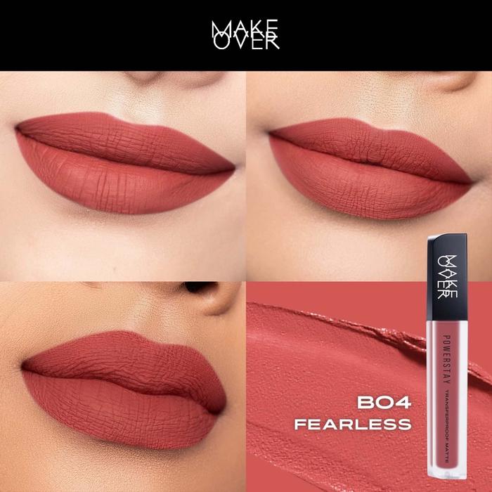 Gambar MAKE OVER Powerstay Transferproof Matte Lip Cream - MO-LipCr B04 dari madame fany undefined Tokopedia