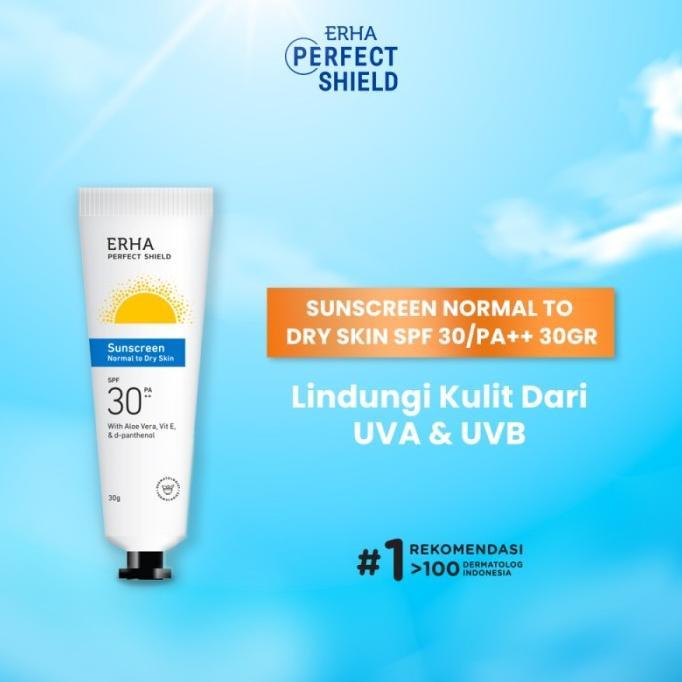 Gambar ERHA PERFECT SHIELD SUNSCREEN SPF 30 NORMAL DRY OILY SKIN SUNBLOCK BERKUALITAS - DRY NORMAL SKIN dari TokoMalshop undefined Tokopedia