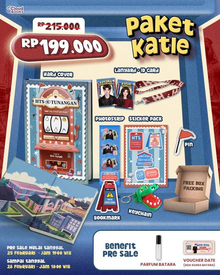 Gambar PRE ORDER - Buku Novel - HTS vs Tunangan - Rizki Febrianti - Cloudbook Publishing - Bumifiksi - KATIE dari BumifiksiJogjakarta undefined Tokopedia