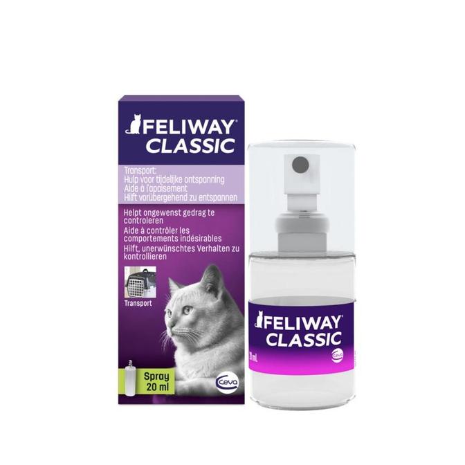 Gambar Promo Feliway Classic Cat Calming Pheromone Travel Spray Relaxer Kucing 20ml - 20ml dari Canis Lupus Shop undefined Tokopedia