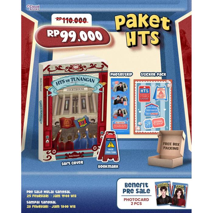 Gambar Buku Novel HTS Vs Tunangan - Rizki Fitrianti - Cloud Books - Bumifiksi - Dipesan 25 Feb - HTS dari Bumi Fiksi Makassar undefined Tokopedia