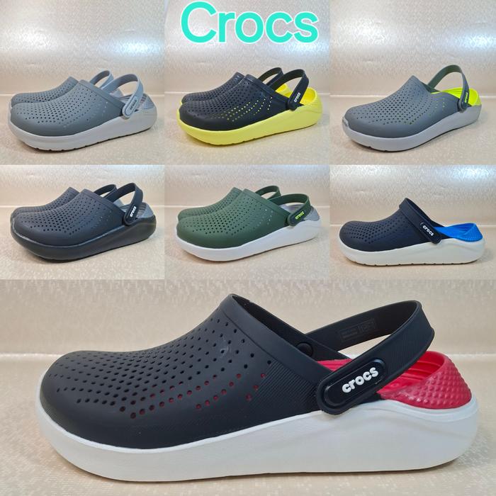Crocs Men's Crocs Literide Trendy Water Shoes Jual SANDAL CROCS