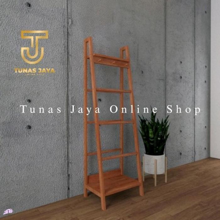 Gambar Rak Mukena Minimalis Finishing Cat- Tempat Mukena dan Sajadah - Cokelat dari tokokidea undefined Tokopedia