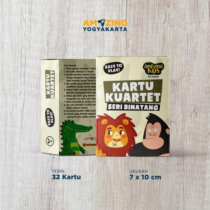 Kartu Kuartet Seri Binatang