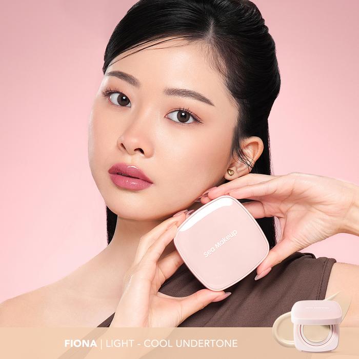 Gambar Sea Makeup Fix and Flawless Silk Cushion - Flawless Cushion Lightweight & Perfectly Natural 10 Shades Oil Control Silk Matte Finish - Fiona  dari Sea Makeup undefined Tokopedia