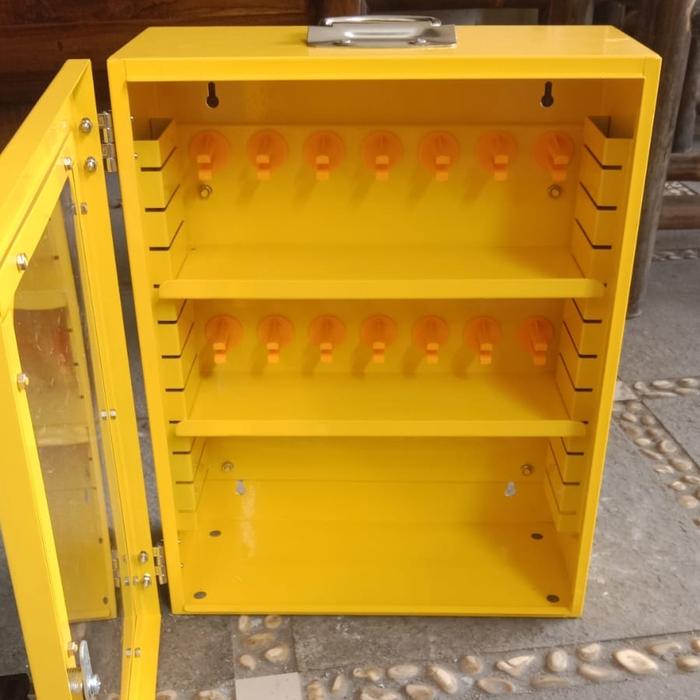 Gambar 59 Pack Lockout Tagout Kit Electric Safety Padlock Hasp Tag With Lock - only box dari Malikha&Nahla undefined Tokopedia