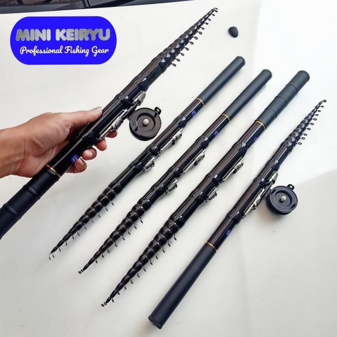 Gambar Terbaru Joran Tegek Mini Keiryu Super Black 450 + Reel Custom Kolongan top - 210 dari hygaiss undefined Tokopedia