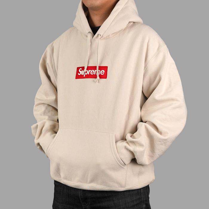 トップス Supreme Box Logo Hooded Sweatshirt Stone Supreme Box Logo Hoodie Stone FW24 Size L | eBay