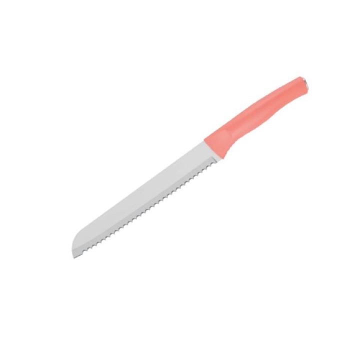 Gambar PRESTON Colorful Knife + Holder Pisau Dapur Premium Stainless Steel Anti Karat - MN - PISAU ROTI dari manolistore Kota Surabaya Tokopedia
