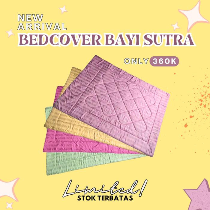 Gambar Bedcover Bayi II Alas Tidur Bayi II Bedcover Selimut Bayi Tensel Sutra Organik Size 130x190 - No.1, 130x190 dari Siliki Sprei undefined Tokopedia