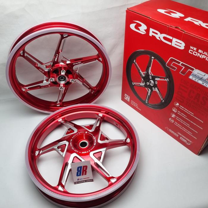 Gambar VELG CASTING CNC RCB SPORT RIM RCB CT600 CT 600 HONDA VARIO 125 VARIO 150 - Merah dari Bill racing undefined Tokopedia