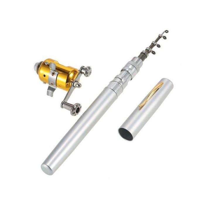 Gambar joran pena/1 set joran mini dan rell/mini pen fishing - silver, All dari ALSHOP152 undefined Tokopedia