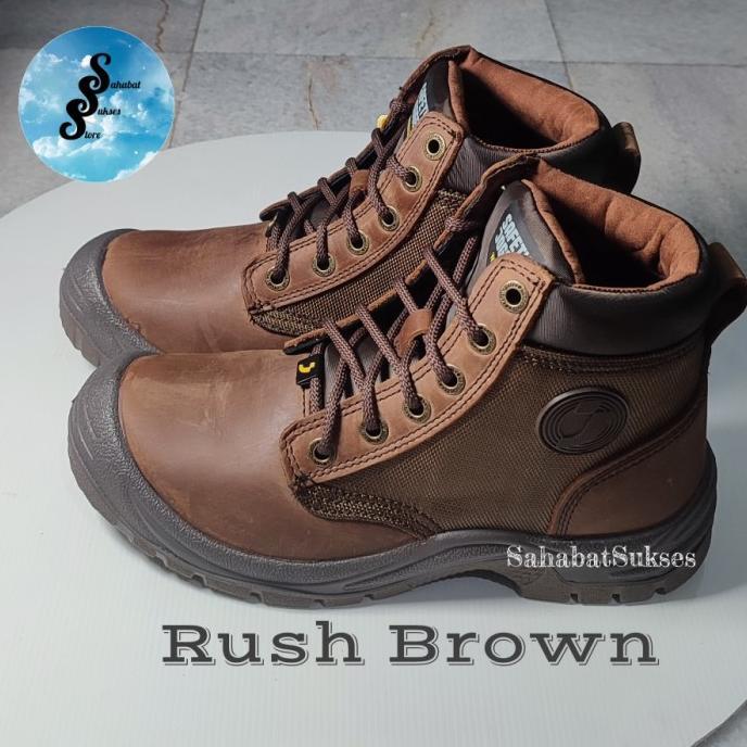 Gambar Sepatu Safety JOGGER RUSH BROWN S3 SRC - BROWN, 37 dari warung ecin undefined 5 Tokopedia
